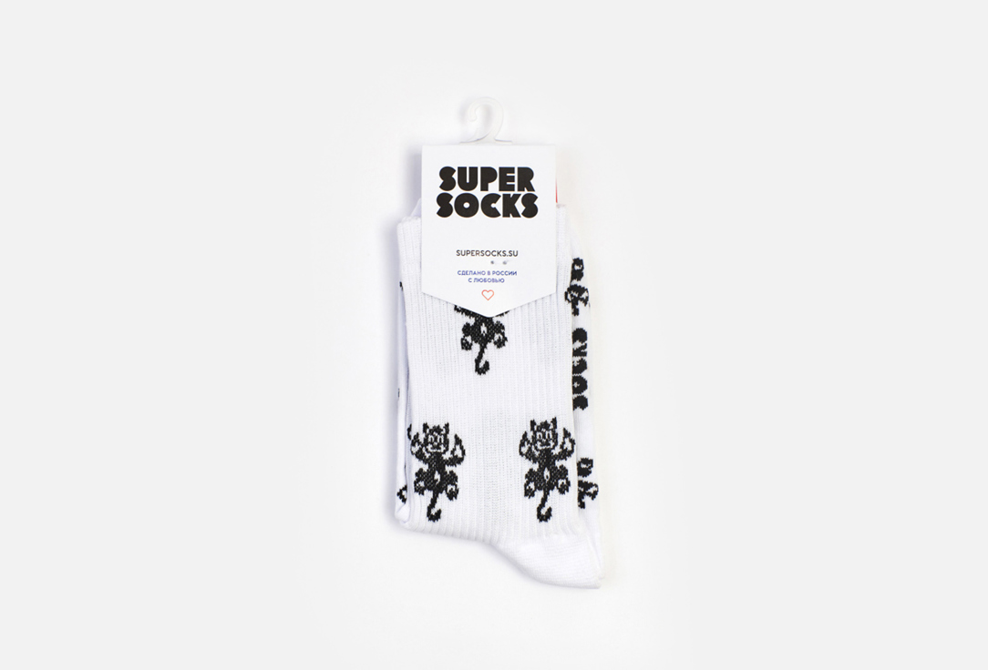 Носки SUPER SOCKS Черные котики 