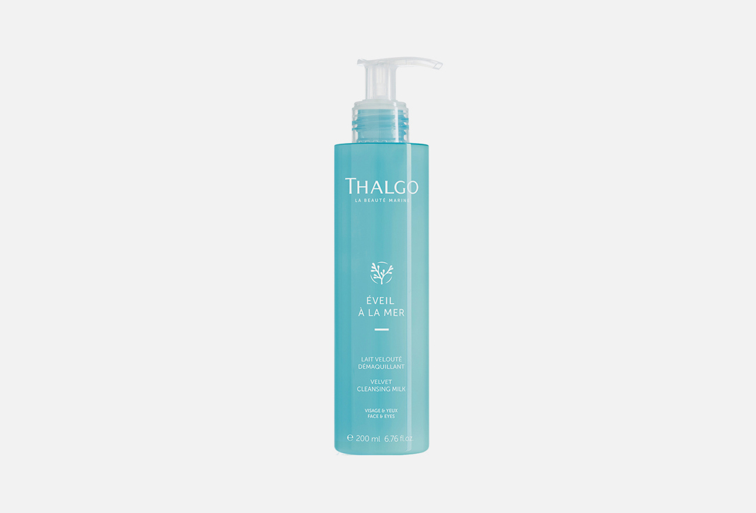 Мягкое очищающее молочко для лица THALGO VELVET CLEANSING MILK 200 мл thalgo eveil a la mer beautifying tonic lotion
