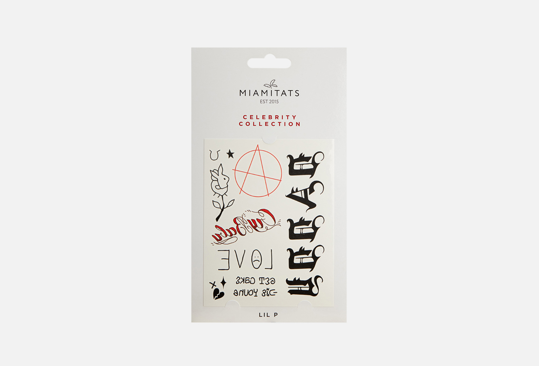 

Переводные тату MIAMITATS, Lil P (middle) 1 шт