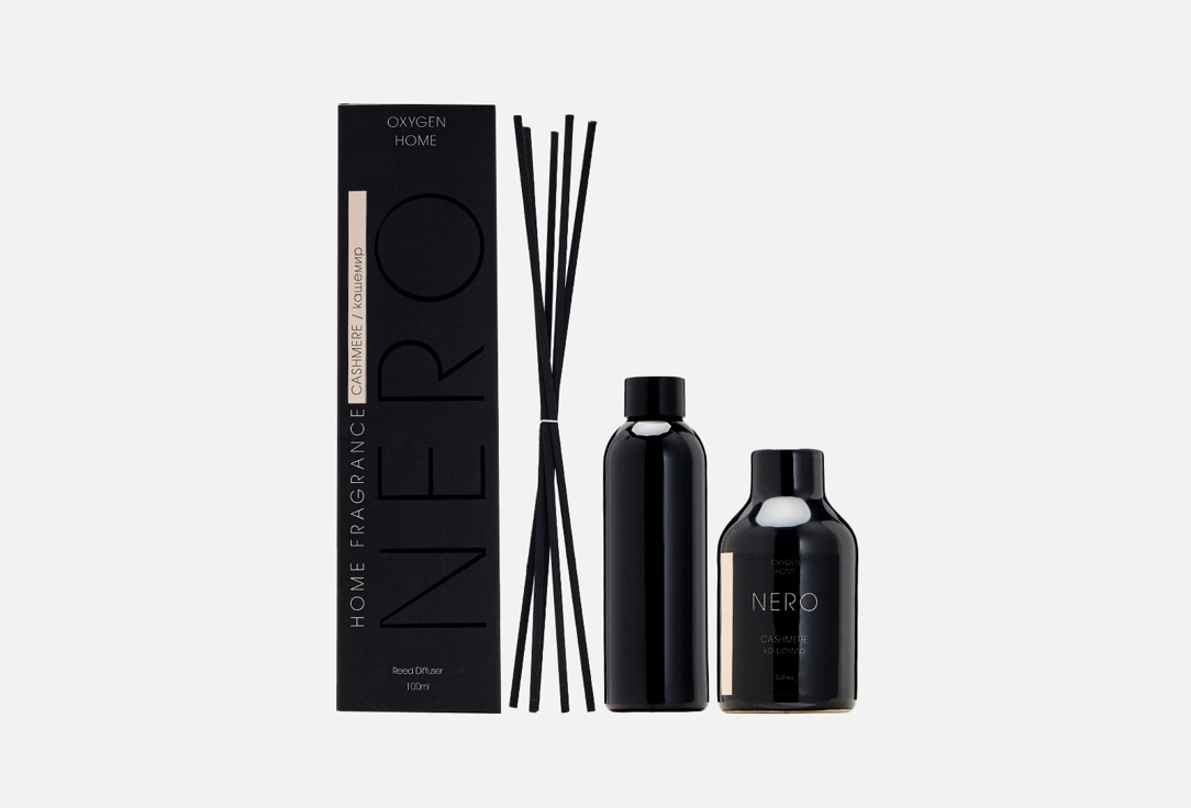 

Диффузор с фибровыми палочками OXYGEN HOME, Nero Cashmere 100 мл