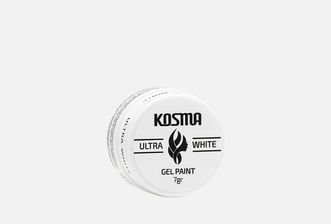 Гель-краска KOSMA Gel Paint Ultra White 7 мл цена и фото