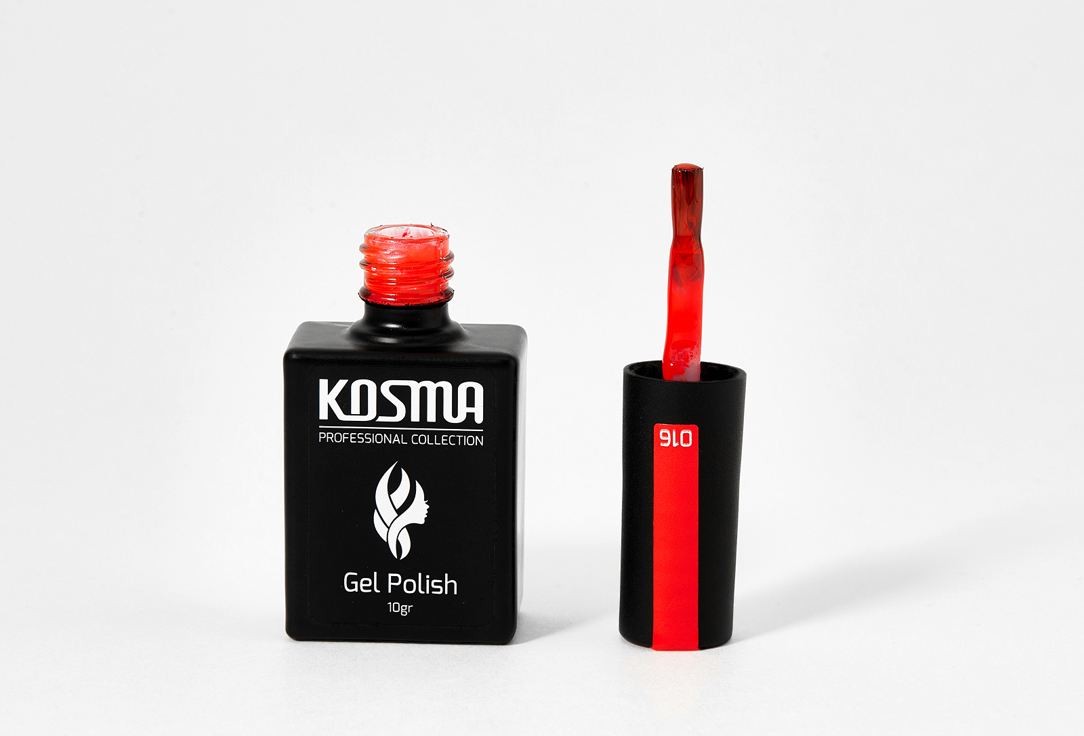 Гель-лак для ногтей KOSMA Gel Polish 016 светло-красный, плотный