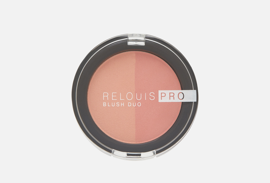 Изображение товара Румяна для лица Relouis PRO BLUSH DUO с двумя оттенками и сатиновым финишем
