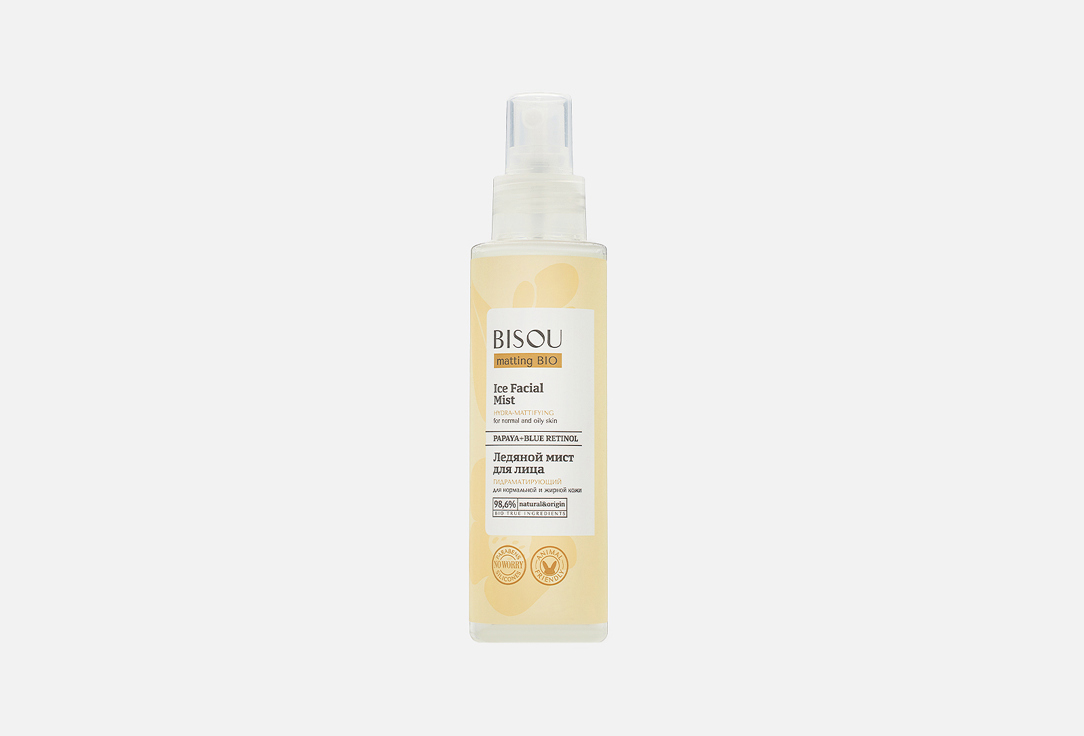 Мист для лица и тела BISOU Ice Hydrating for normal and oily skin  120 мл