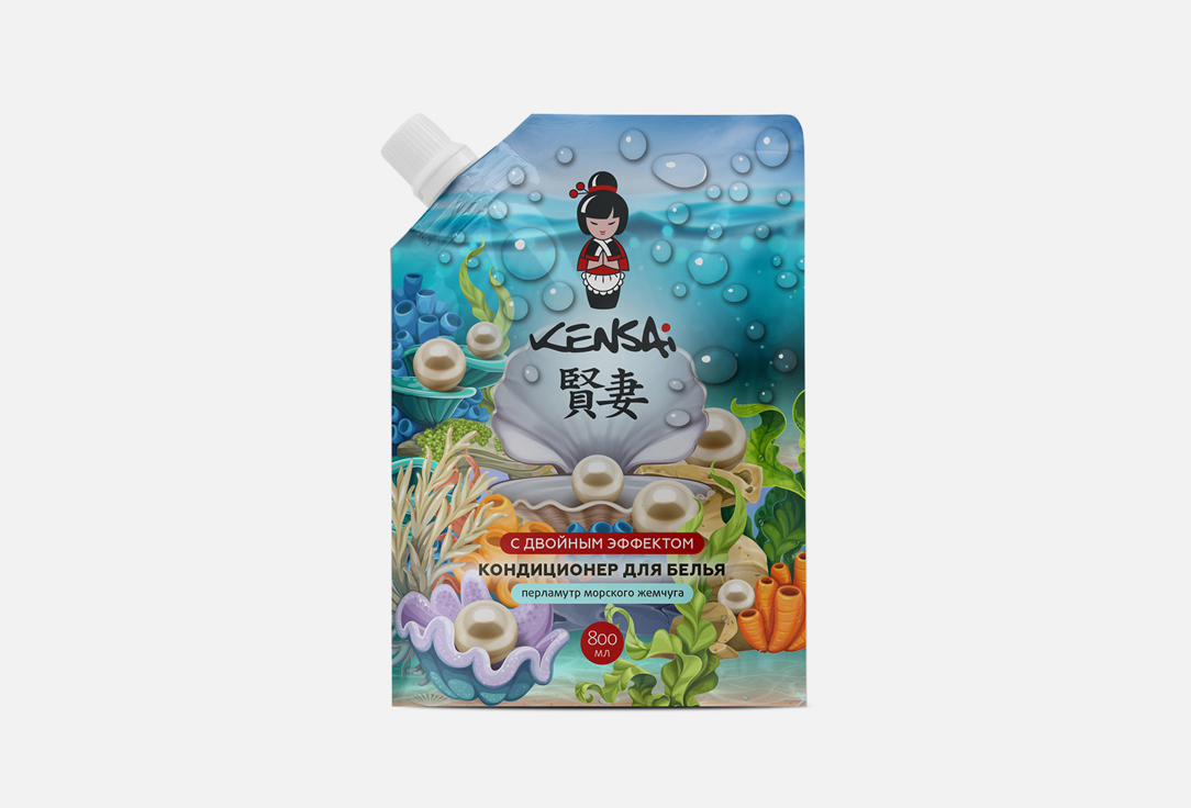 

Кондиционер для белья сменный блок KENSAI, Перламутр морского жемчуга 800 мл