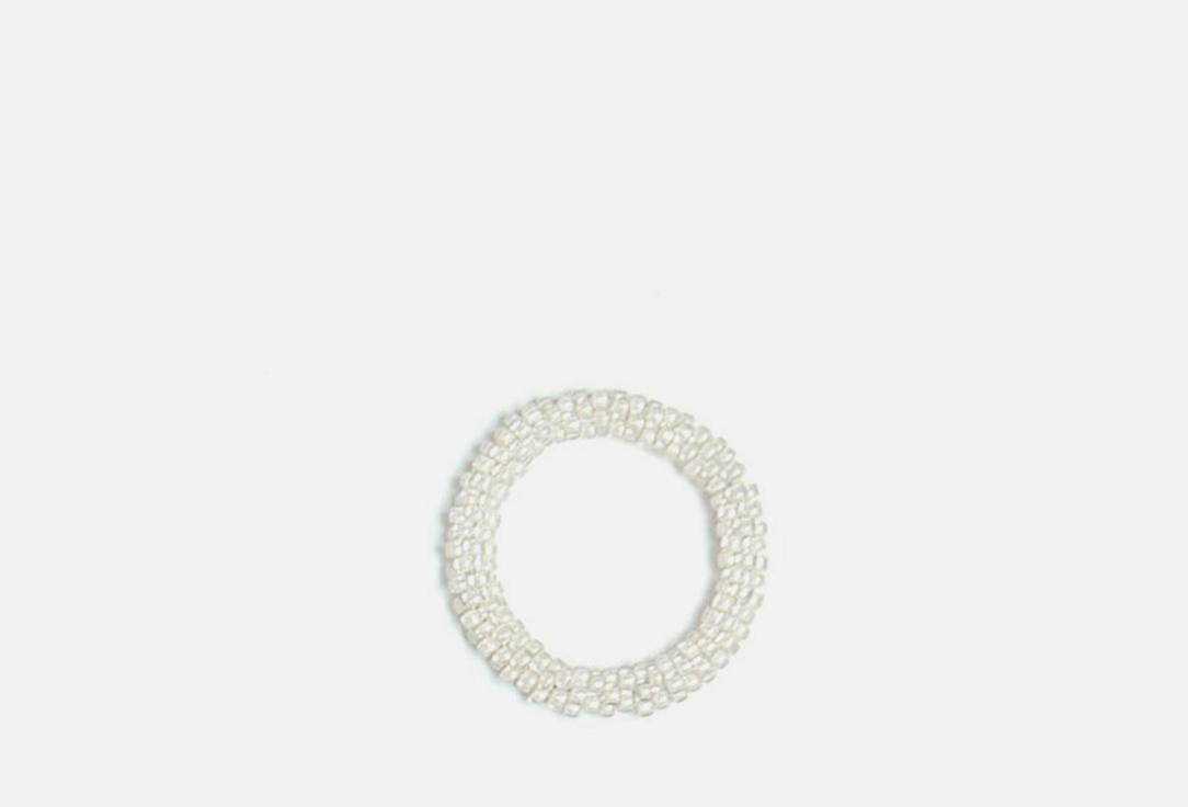 кольцо MARISOFI Simple beaded ring White  
