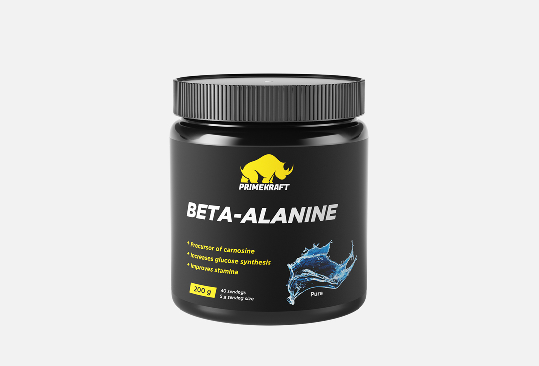 Биологически активная добавка PRIME KRAFT BETA-ALANINE 200 г optimum system beta alanine 600 mg 60 caps