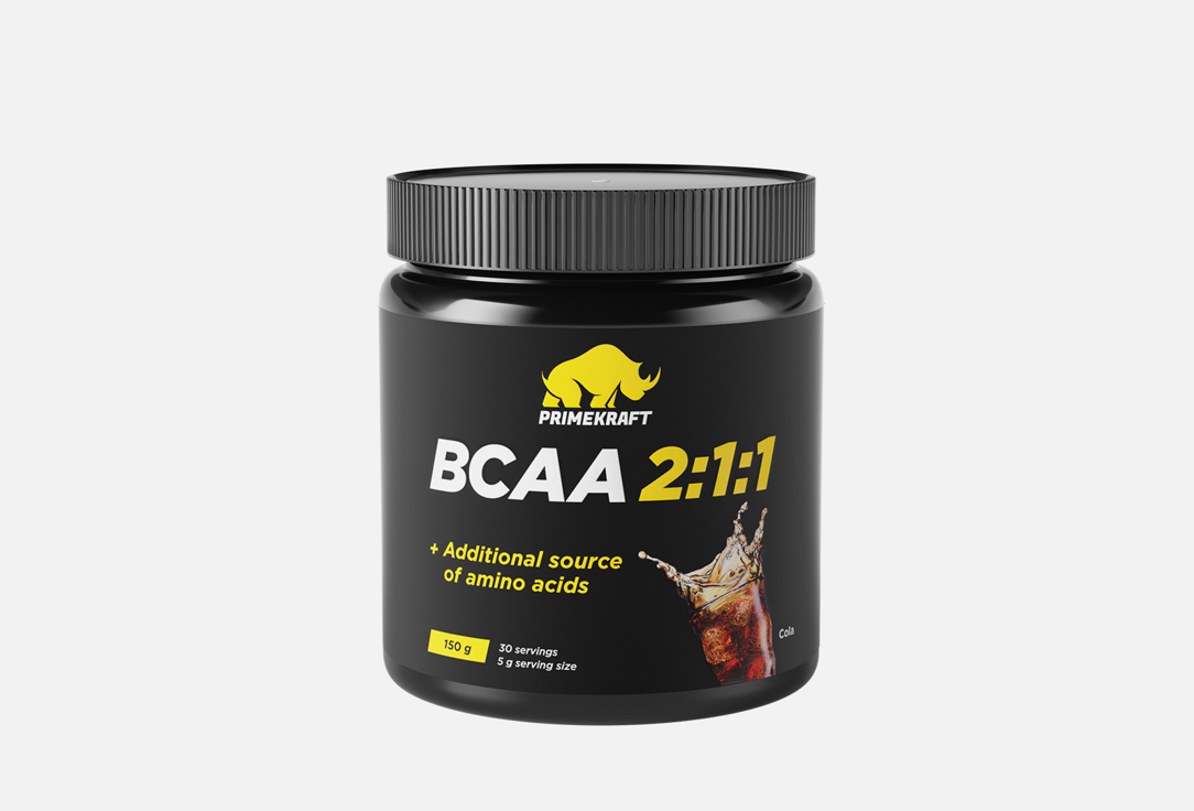 Изображение товара Prime Kraft BCAA 2: 1: 1 Колу - аминокислотный комплекс для спортсменов и активных