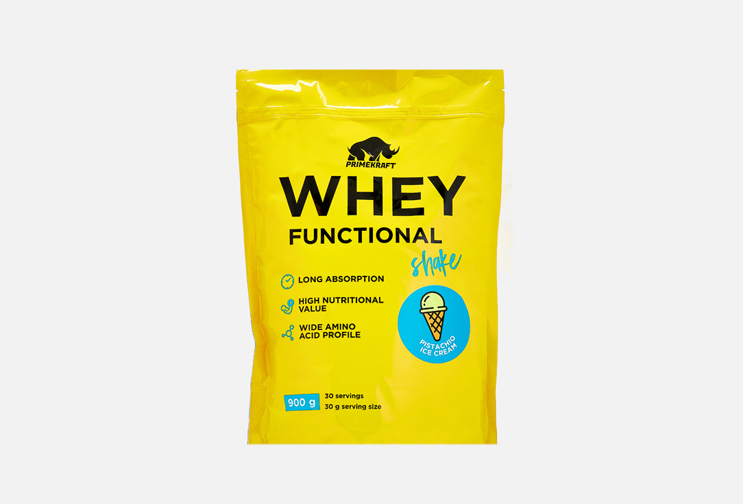 Изображение товара Коктейль протеиновый Prime Kraft Whey Functional Shake, Фисташковое мороженое