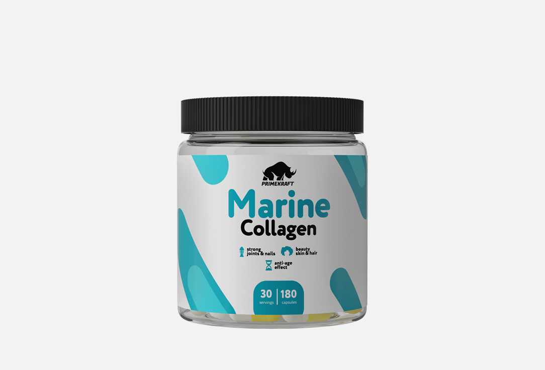 Биологически активная добавка PRIMEBAR Natural marine 180 шт биологически активная добавка дермаклиник marine collagen peptides 28 шт