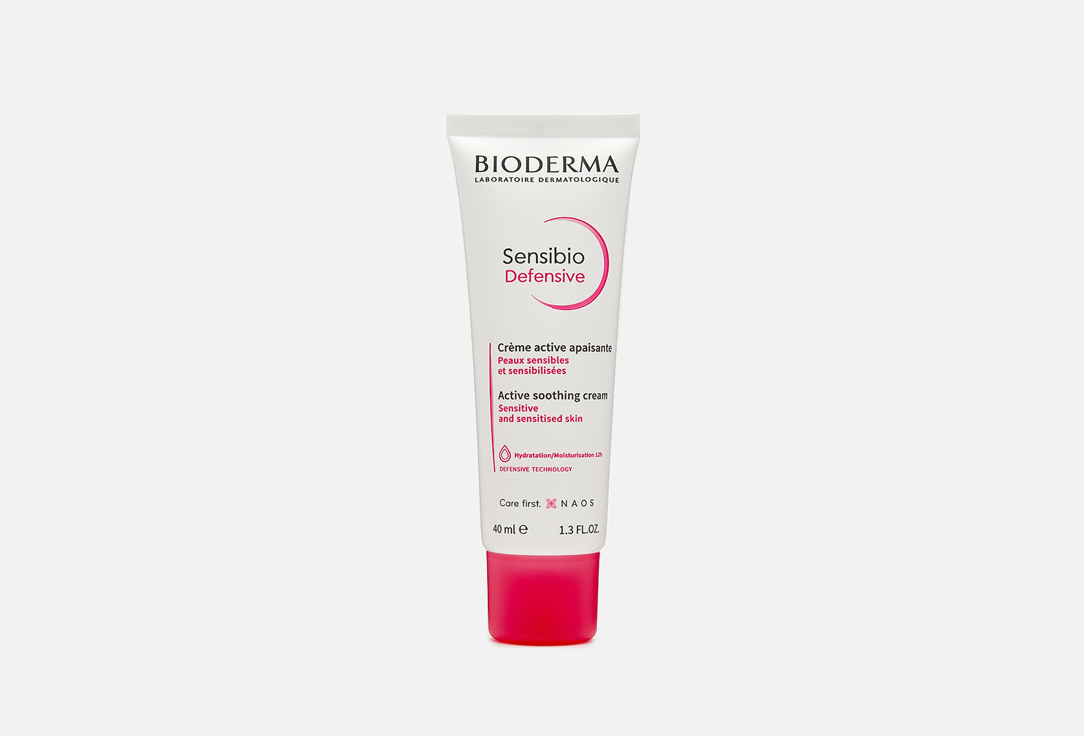 Крем для чувствительной кожи BIODERMA Defensive 40 мл крем для чувствительной кожи лица увлажняющий и успокаивающий ds sensibio bioderma биодерма 40мл