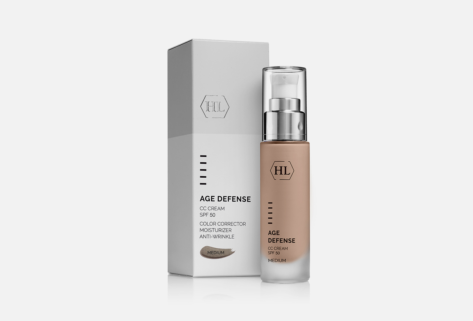 Holy Land СС Крем SPF50 AGE DEFENSE Medium 50 мл — купить, цена в Москве