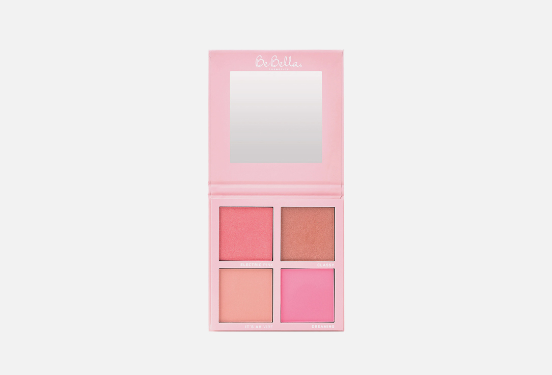 Палетка румян Be Bella Blushed Color Quad - Light 