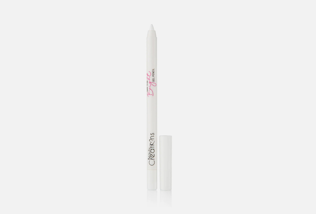 Цветной гелевый карандаш BEAUTY CREATIONS Dare to be Bright Gel Pencil EPG01 Blanc
