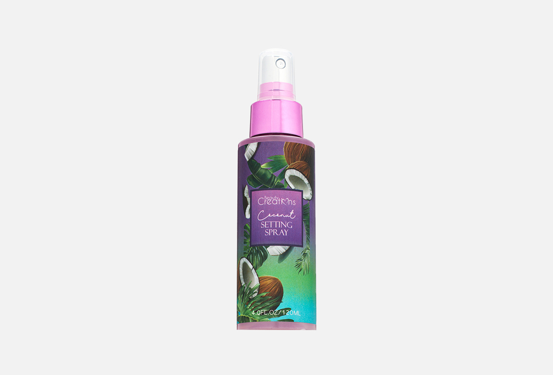 

Фиксатор для макияжа BEAUTY CREATIONS, Setting Spray Coconut 120 мл