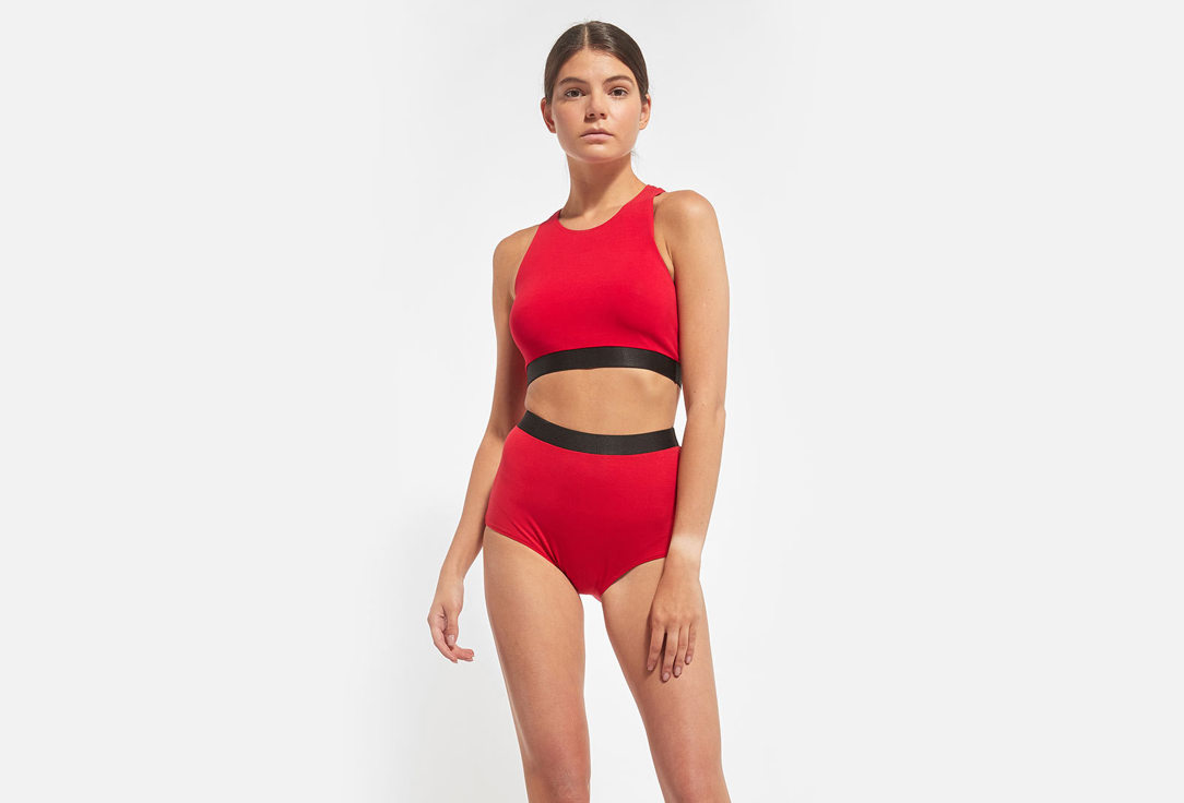 Изображение товара Комплект: топ и трусики Lovely Eva U5, красный