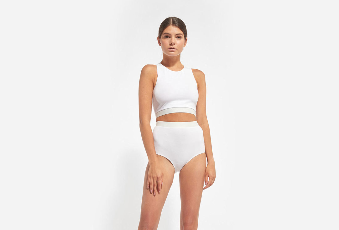 Изображение товара Комплект топ и трусики Lovely Eva U5 белый для женщин комфорт и стиль