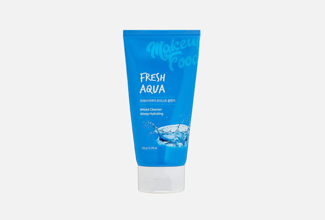 цена Пенка для лица с гиалуроновой кислотой MAKEUPFOOD Fresh Aqua Moist Cleanser 150 г