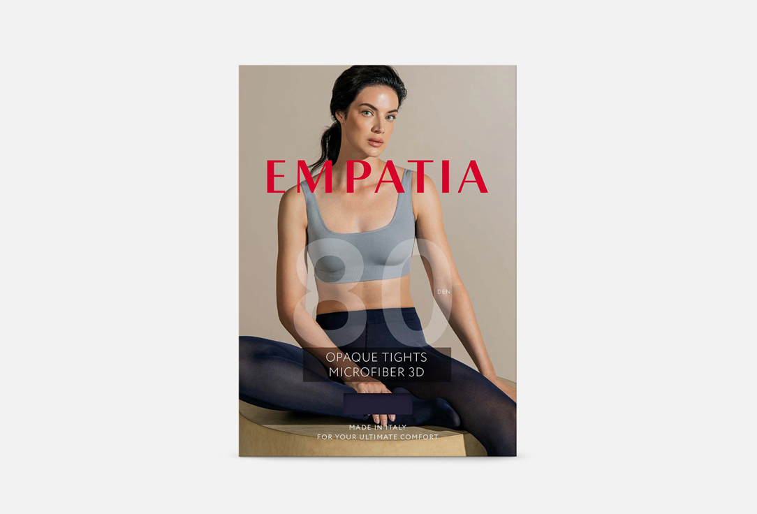 OPAQUE TIGHTS MICROFIBER 3D синие 80 DEN 2 мл 2385₽