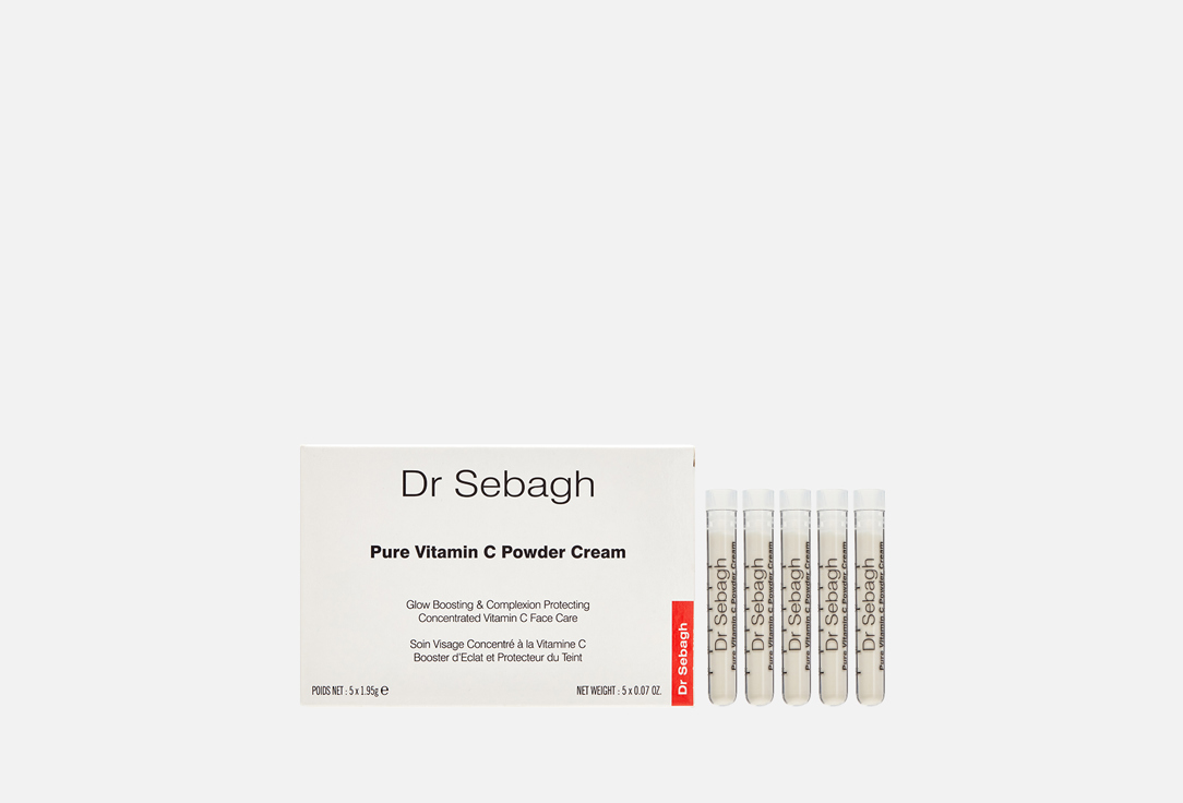 Крем для лица DR SEBAGH Basic care with pure stabilized Vitamin C 5 шт уход за телом dr sebagh крем для тела восстанавливающий укрепляющий