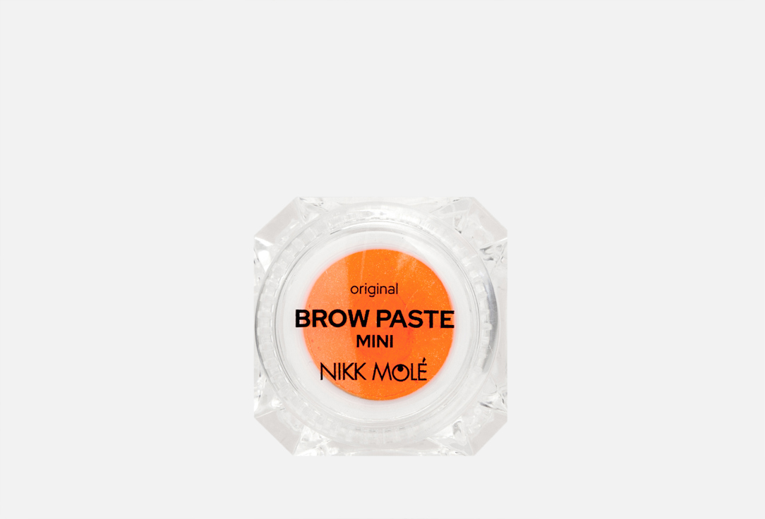 Паста для бровей NIKK MOLE Neon mini оранжевый