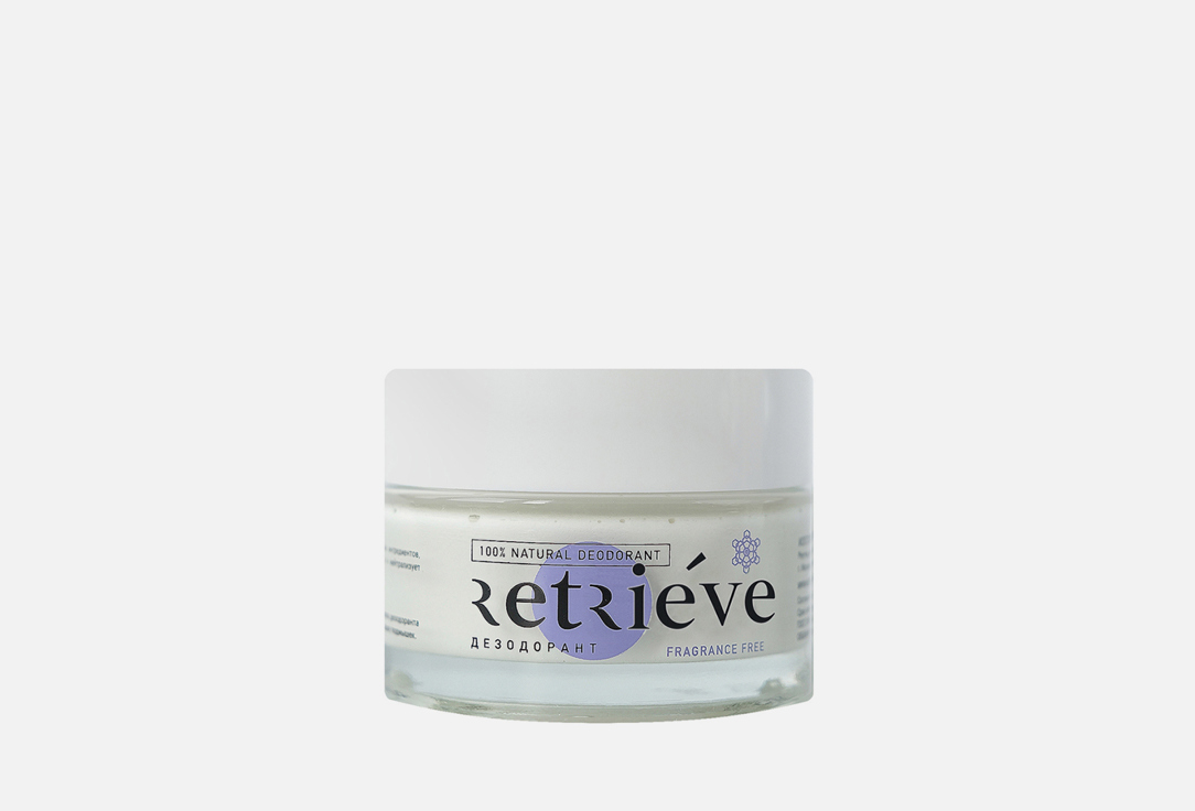 

Натуральный дезодорант без запаха, кремовый RETRIEVE CONSCIOUS COSMETICS, Neutral 50 мл