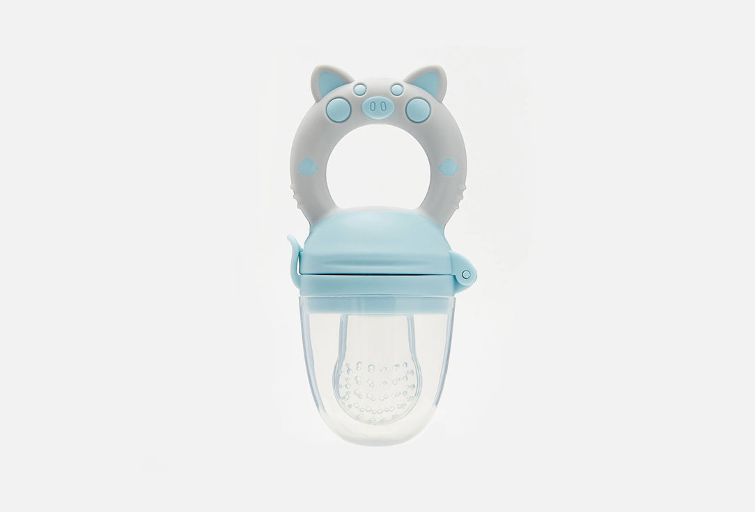 

Ниблер для прикорма с силиконовой сеточкой, голубой ROXY-KIDS, Piggy 1 шт