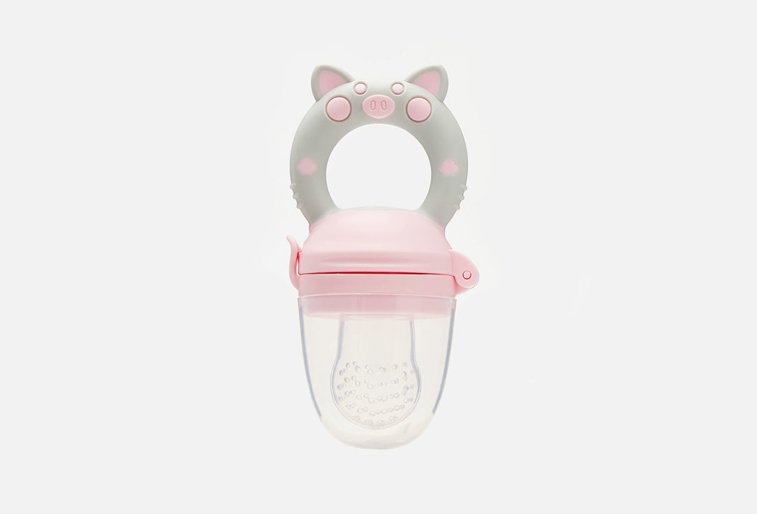 

Ниблер для прикорма с силиконовой сеточкой, розовый ROXY-KIDS, Piggy 1 шт