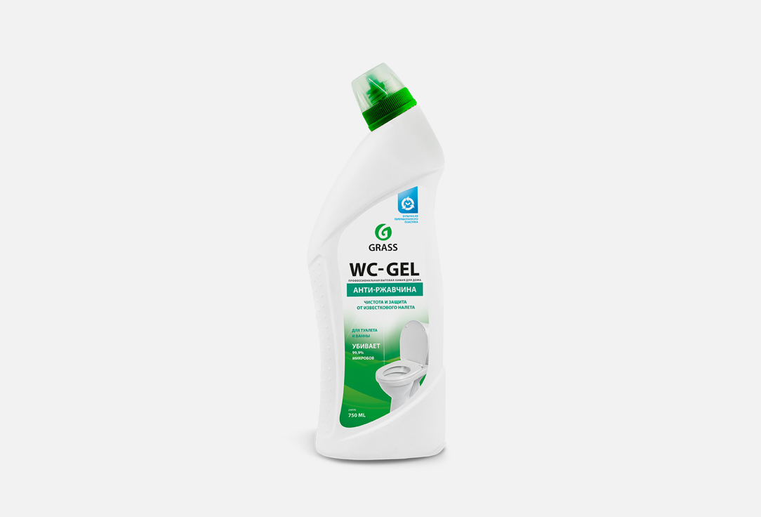 Средство для чистки сантехники GRASS Анти-ржавчина 750 мл средство grass wc gel для удаления налета и ржавчины 5 л
