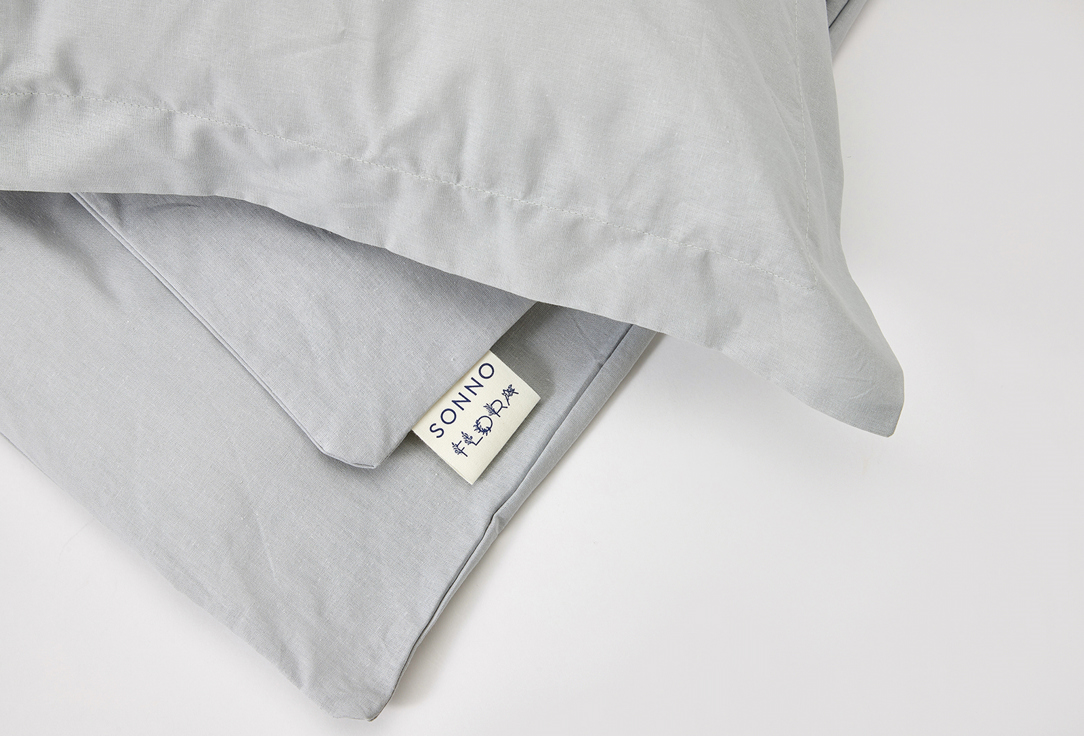 Комплект постельного белья SONNO Норвежский серый, евро 