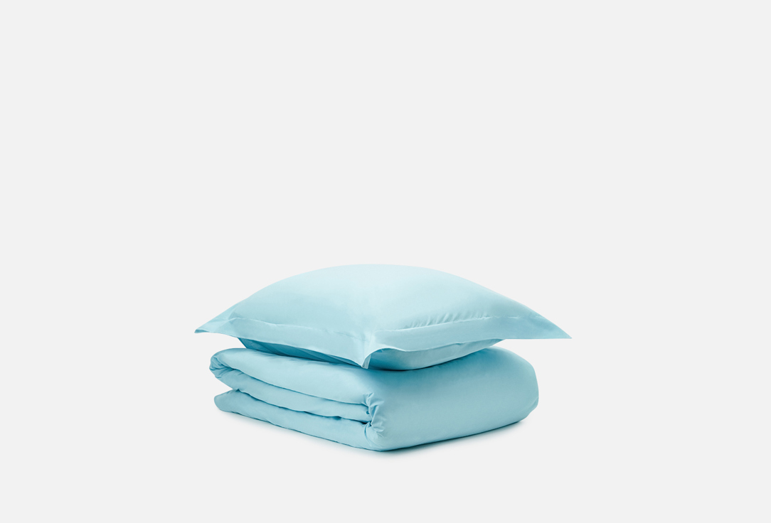 Комплект постельного белья SONNO Туманно-голубой, евро органайзер plast team seoul 3л туманно голубой