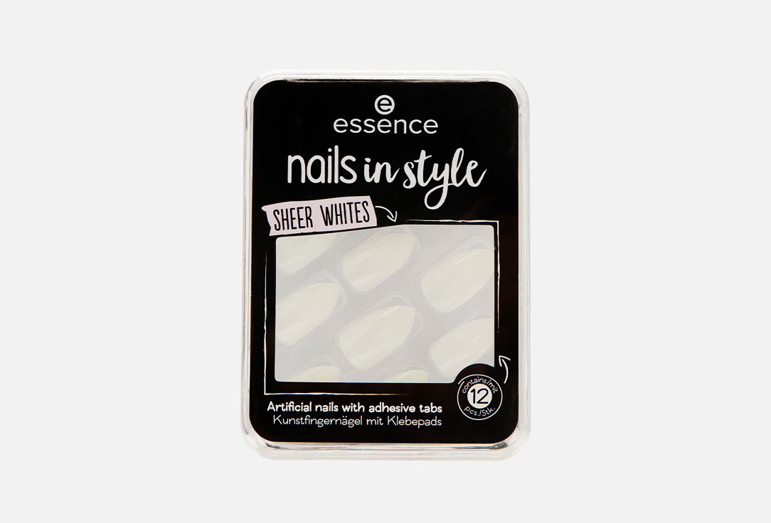 

Накладные ногти ESSENCE, Белый, Nails in style 11 12 шт