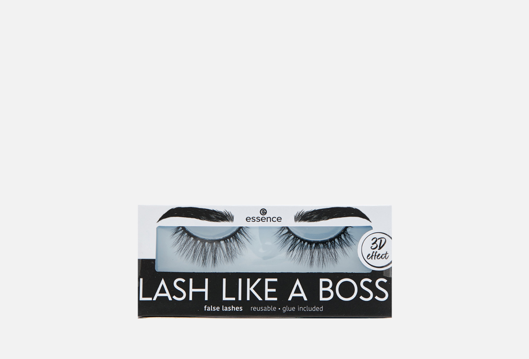 

Накладные ресницы ESSENCE, Черный, LASH LIKE A BOSS 06 1 пар