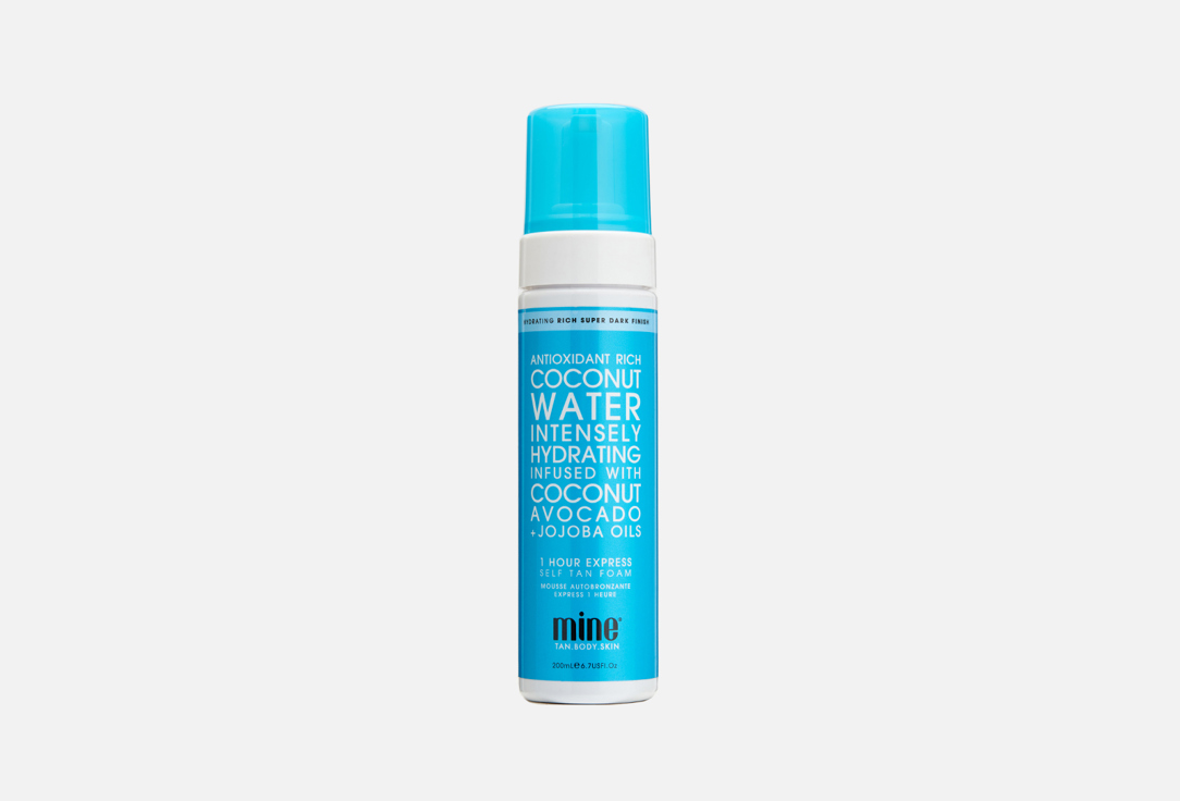 Мусс-автозагар для тела MINETAN Coconut Water Self Tan Foam 200 мл