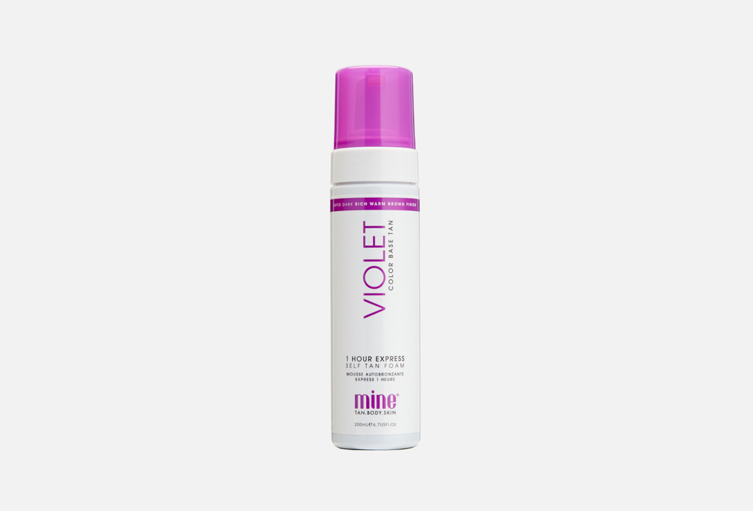 Мусс-автозагар для тела MINETAN Violet Self Tan Foam 200 мл