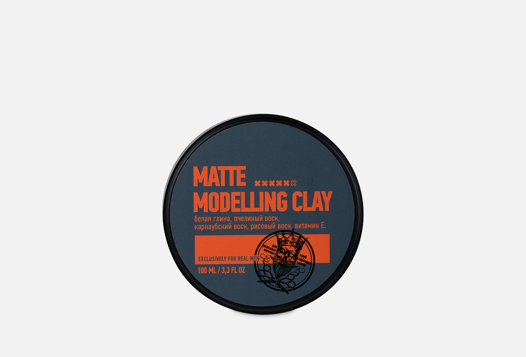 Глина матовая сильной фиксации PROTOKERATIN Matte Modelling Clay 100 мл