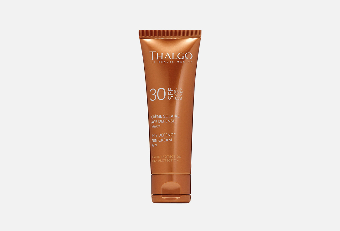Антивозрастной крем для защиты от солнца SPF30 THALGO AGE DEFENCE SUN CREAM  50 мл