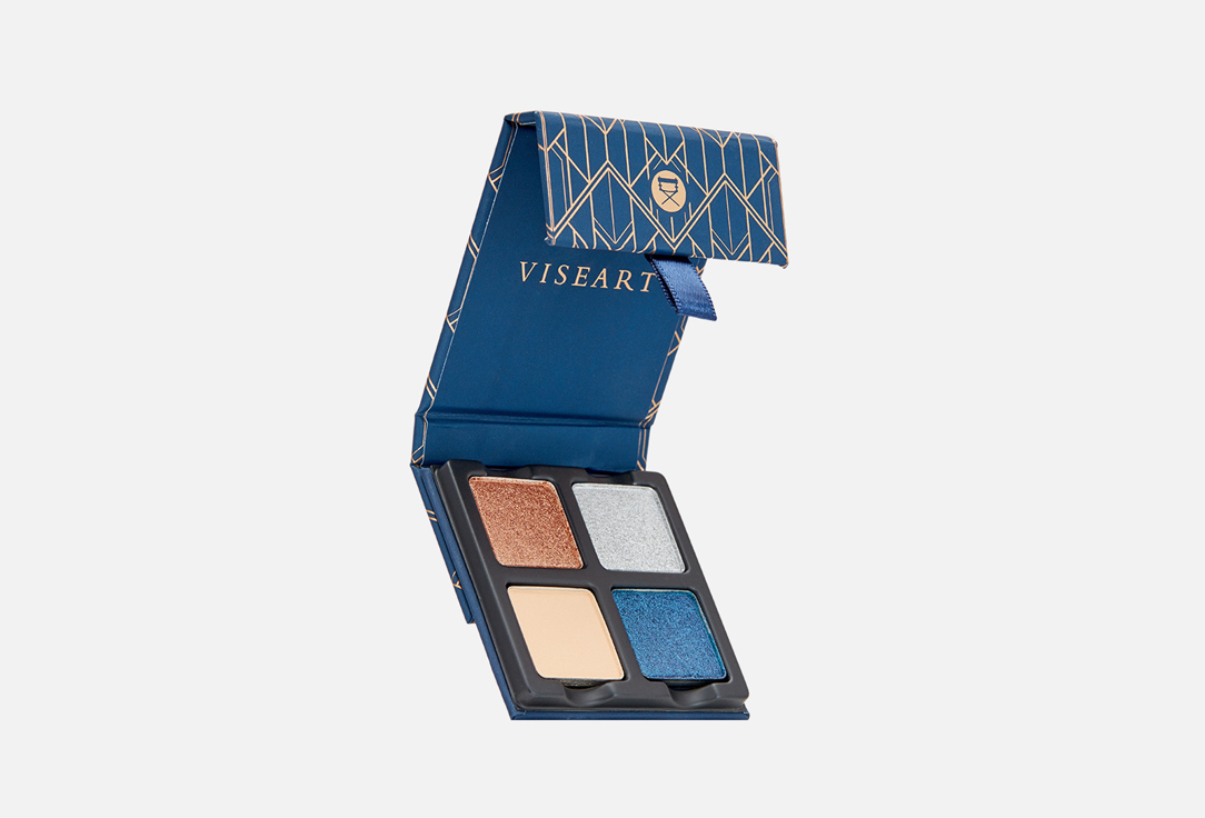 Изображение товара Веганская палетка теней для век VISEART Petits Fours Lapis 4 оттенка