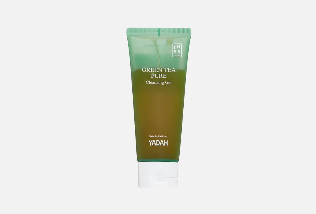 

гель для умывания с зеленым чаем YADAH, GREEN TEA PURE Cleansing Gel 100 мл