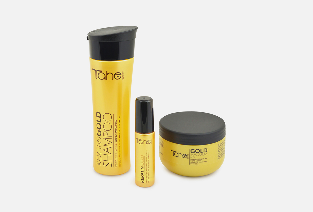 

Набор для восстановления и разглаживания волос TAHE, BOTANIC PACK GOLD