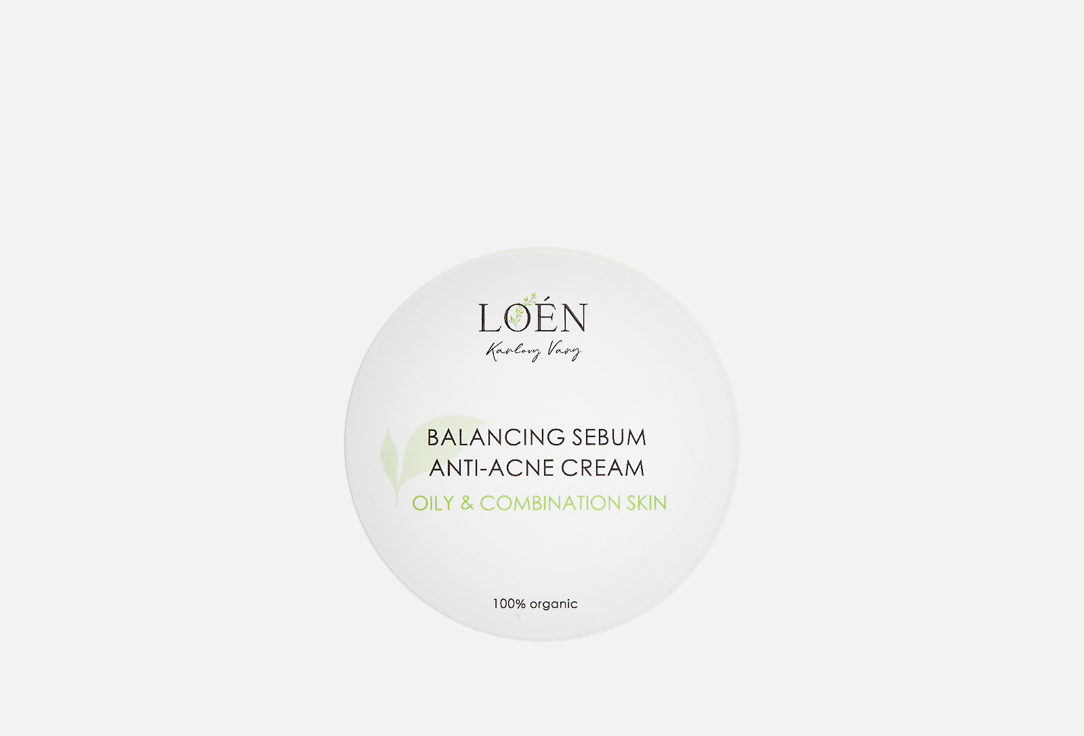 Крем для лица LOÉN Balancing sebum anti-acne cream 50 мл крем увлажняющий для жирной и комбинированной кожи 50мл