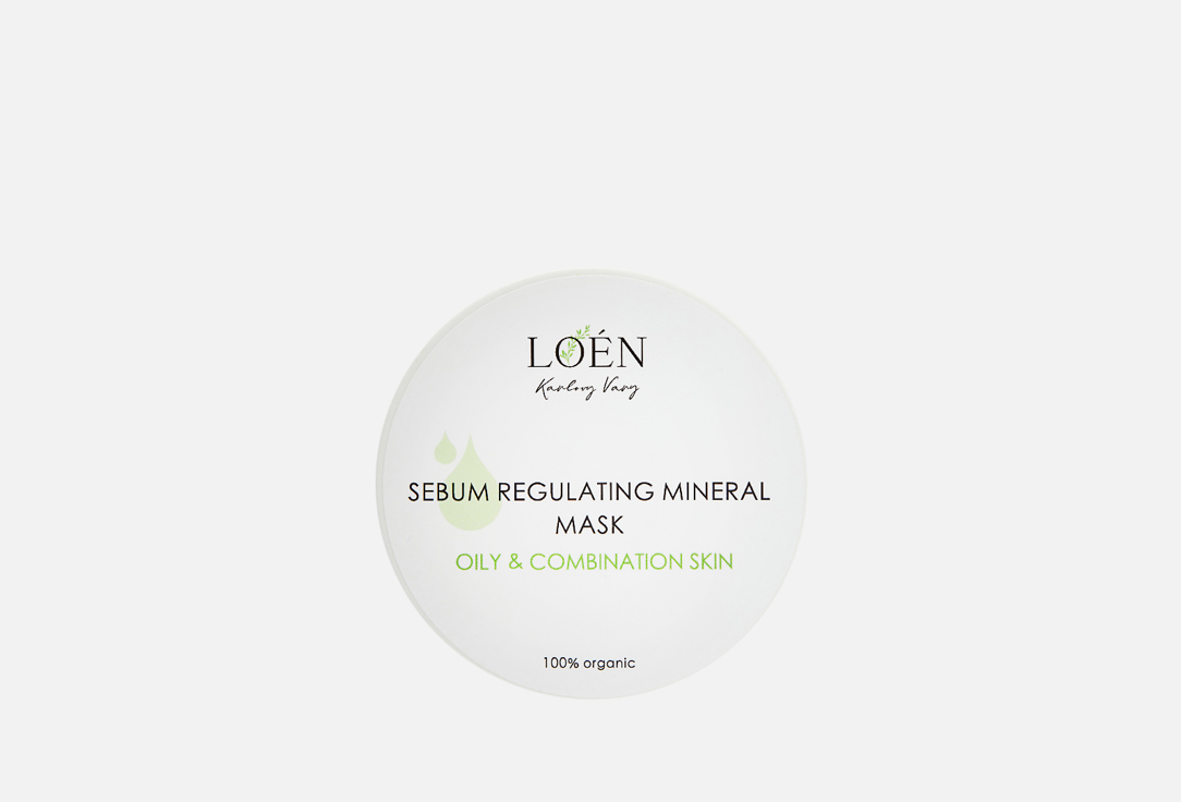 цена Маска для лица LOÉN Sebum regulating mineral mask 1 шт