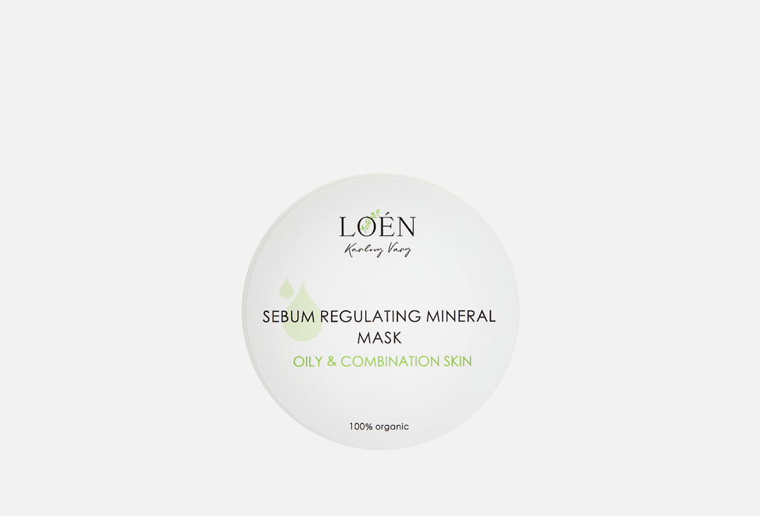 Маска для лица LOÉN Sebum regulating mineral mask 1 шт