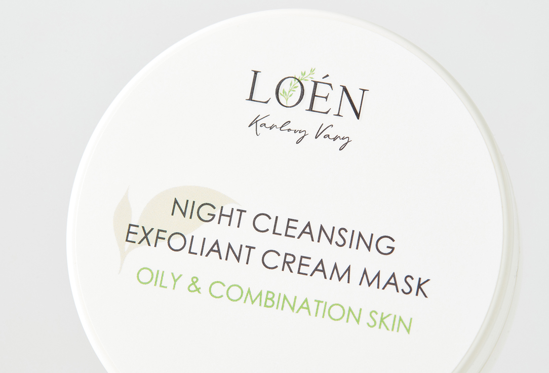 Night cleansing exfoliant cream mask  50
