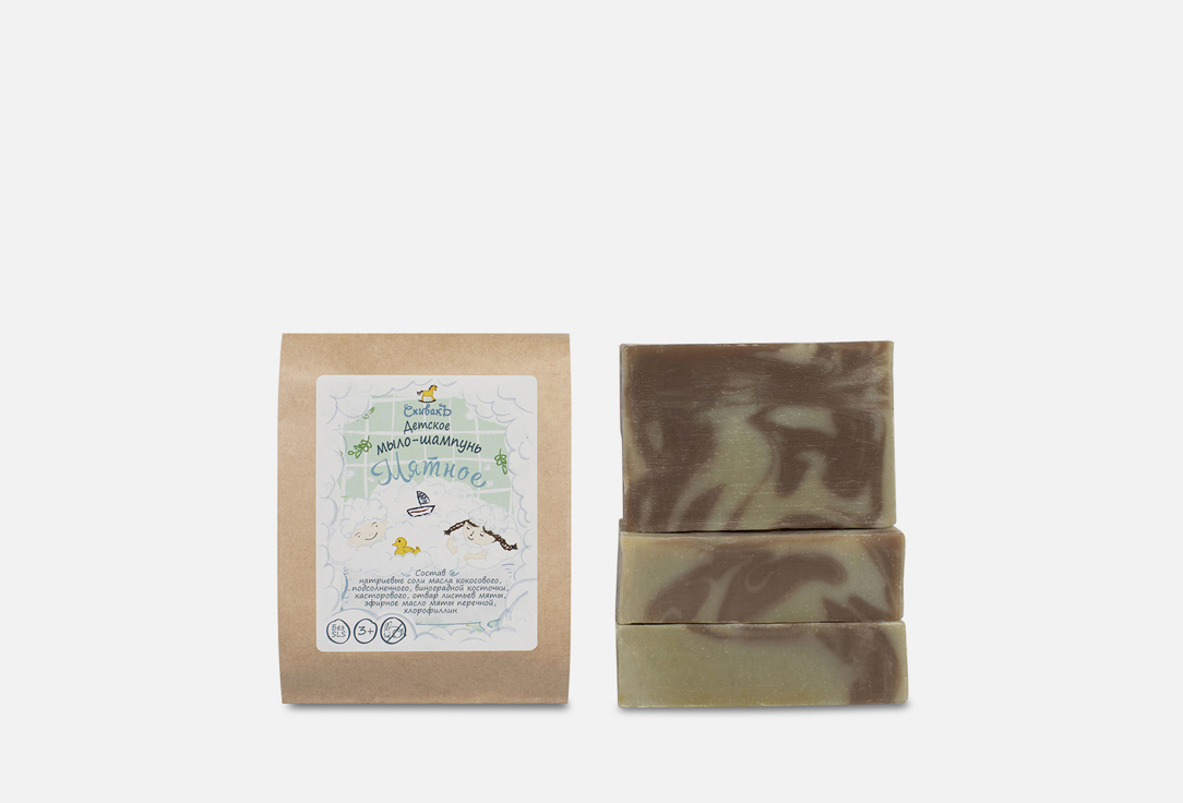 Изображение товара Мыло-шампунь для тела и волос СпивакЪ Мятное