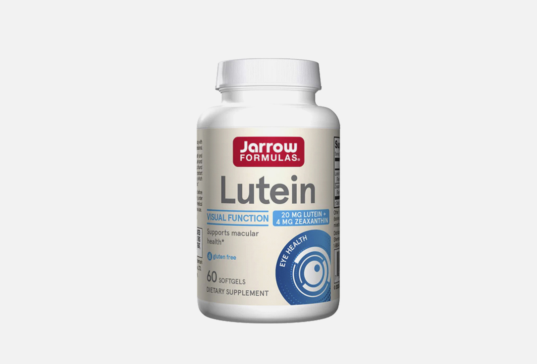 БАД JARROW FORMULAS Lutein 20 мг 60 шт nmn никотинамид мононуклеотид jarrow formulas 60 таблеток