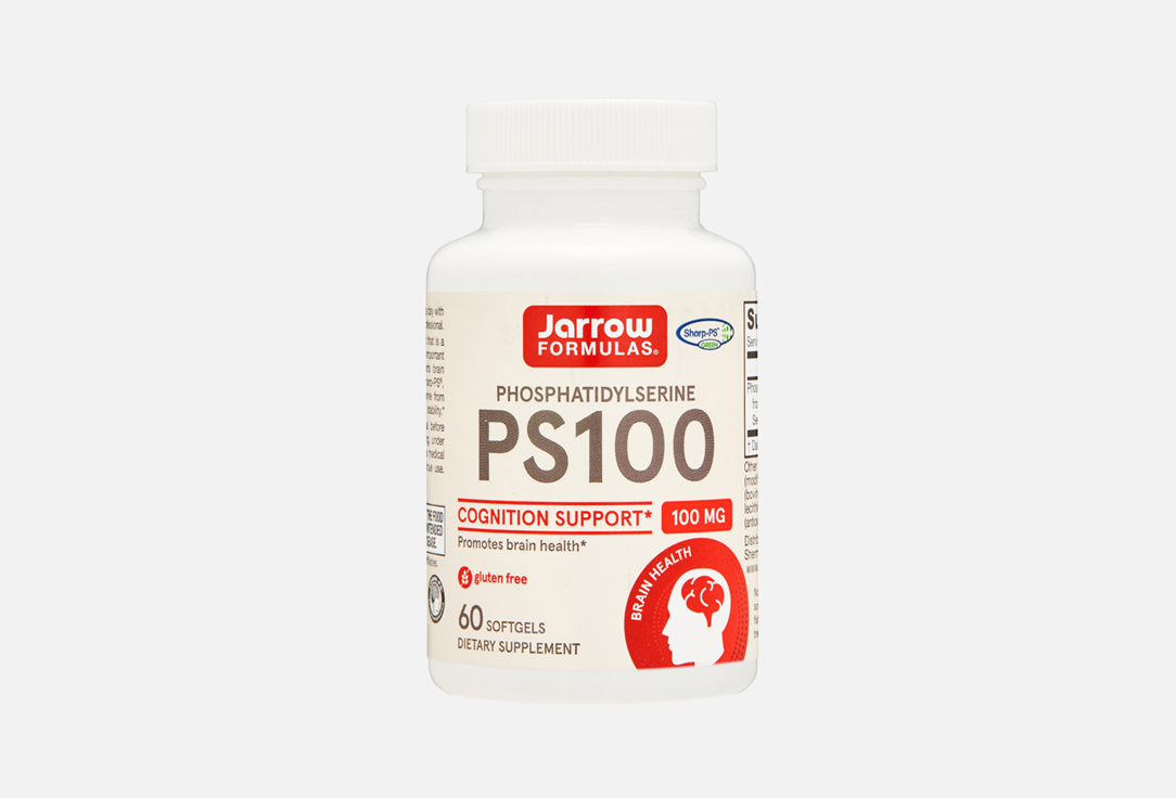 Комплекс для мозговой активности и улучшения памяти JARROW FORMULAS PS100 100 mg 60 шт комплекс коллагенов типа ii 60 капсул jarrow formulas