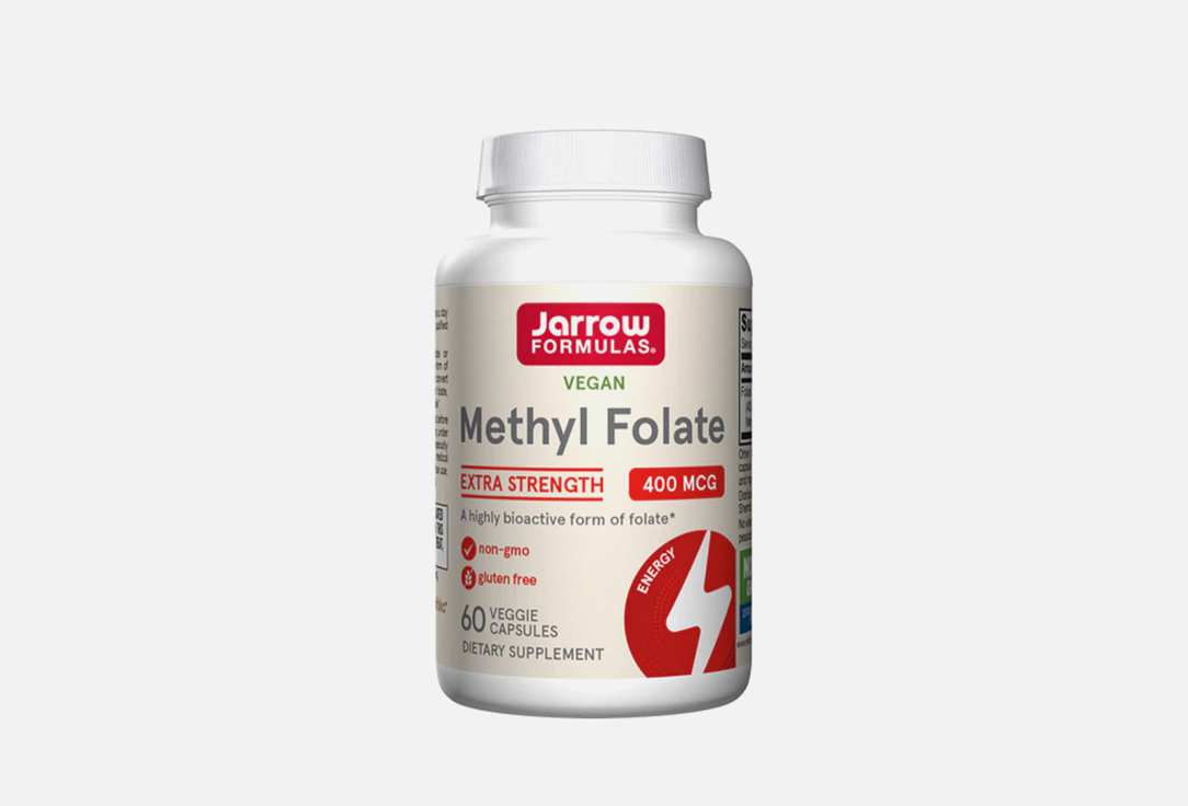 бад для укрепления иммунитета Jarrow Formulas Methyl Folate 400 mcg в капсулах 