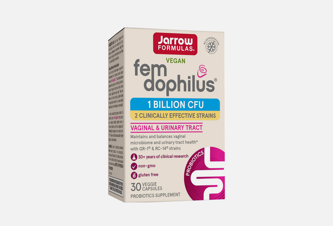 Пробиотики для женского здоровья JARROW FORMULAS Fem Dophilus 30 шт