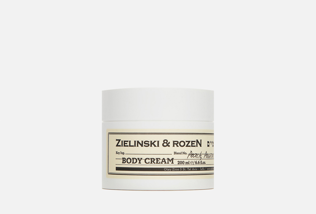 Изображение товара Крем для тела Zielinski & Rozen Peach, Passion fruit, Musk